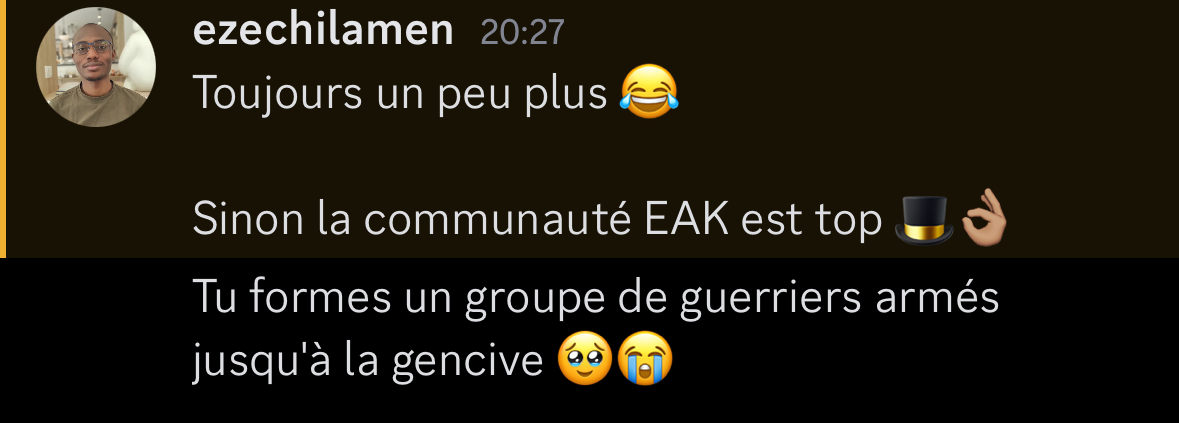 Salut Gaetan. J'ai regardé ta vidéo hier soir sur la programmation impérative et réactive. Franchement j'ai bien aimé le format de la vidéo, je trouve que ça ressemble un peu à une vidéo type "mentorat" ou tu récupères le code d'un junior et tu lui expliques comment il peut ieux faire sans jugement etc. Hâte de voir d'autre type de vidéo comme ça de ta part ❤️