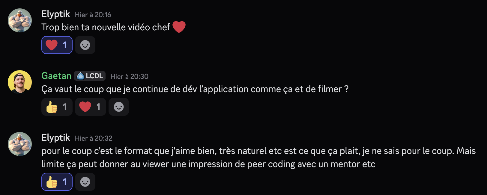 Retour positif d'un Eakien sur la première vidéo de Angular & TDD disponible sur ma chaîne YouTube